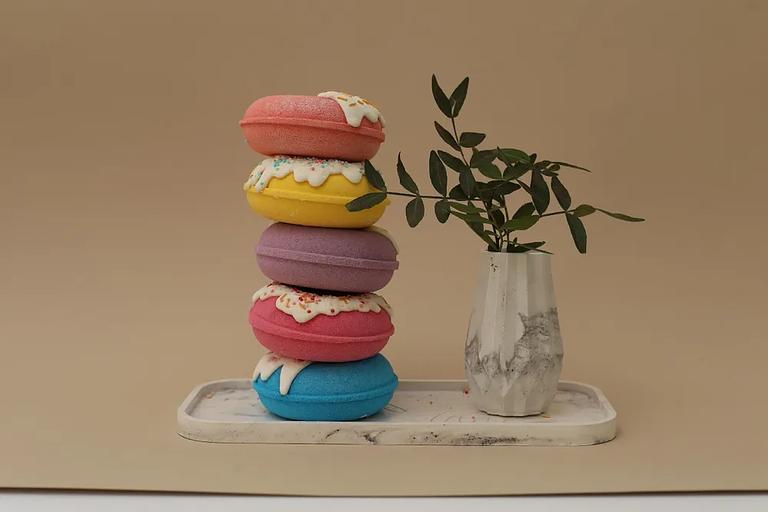 Бомбочка для ванны Eden touch «Пончик с пралине» 200 г фото 3