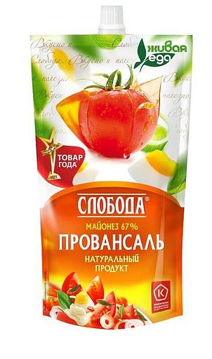 Майонез Слобода «Провансаль» 400 мл ОПТ фото 1