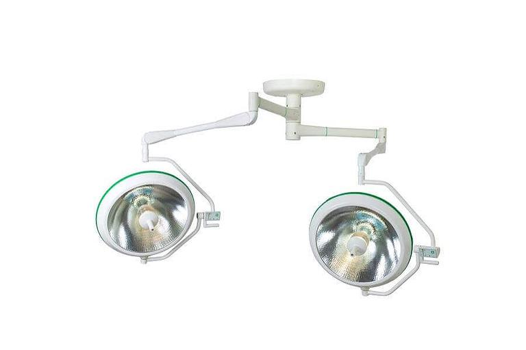 Хирургический потолочный двухблочный светильник Аксима 720/720 фото 1
