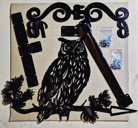 Флюгер «Сова на ветке» ОПТ фото 5