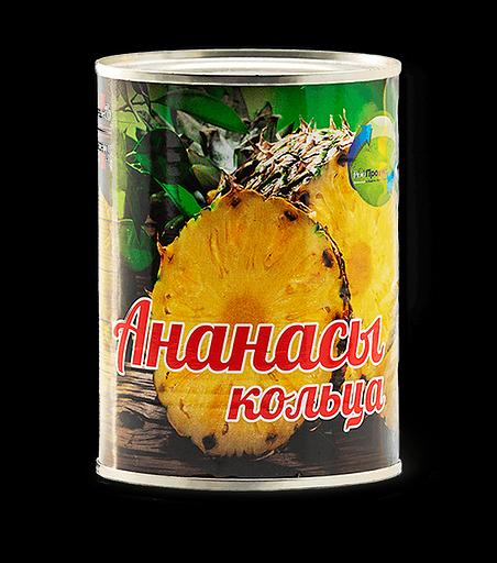 Консервы Пан Консервычъ «Ананасы кольца» фото 1