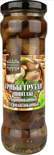 Консервы Пан Консервычъ «Грузди Шиитаке» фото 1