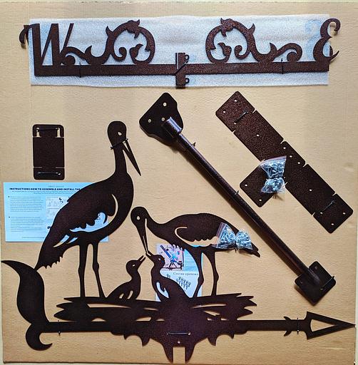 Флюгер «Аисты» ОПТ фото 2