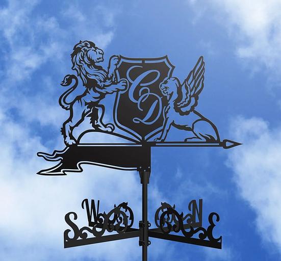 Флюгер «Герб со львами» ОПТ фото 1