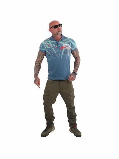 Поло мужское из хлопка Yakuza арт.TPO21047 фото 2
