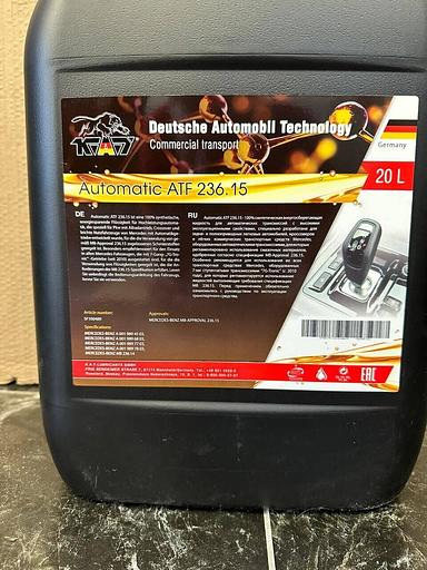 Трансмиссионное масло «K.A.T Automatic ATF 236.15» 20 л. ОПТ фото 1