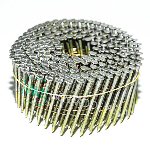 Гвозди барабанные ершеные 2.8/80мм для пневмоинструмента 4500 шт/кор фото 1