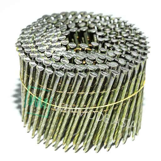 Гвозди барабанные винтовые 3.1/100мм для пневмоинструмента 3600 шт/кор фото 1