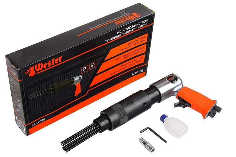 Молоток зачистной пучковый пневматический WESTER VM-10 фото 2