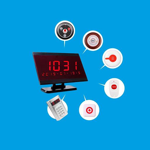 Табло вызова персонала Retekess R22105, черное фото 10