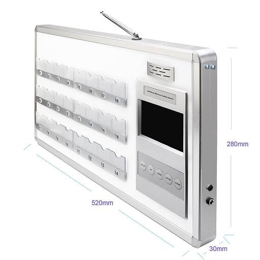 Беспроводной пульт медсестры на 24 палаты R22121, белый фото 3