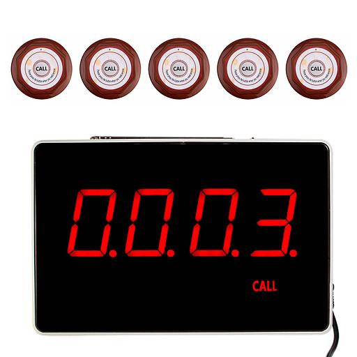 Комплект вызова из 5 кнопок и дисплея SDB01-1 фото 1