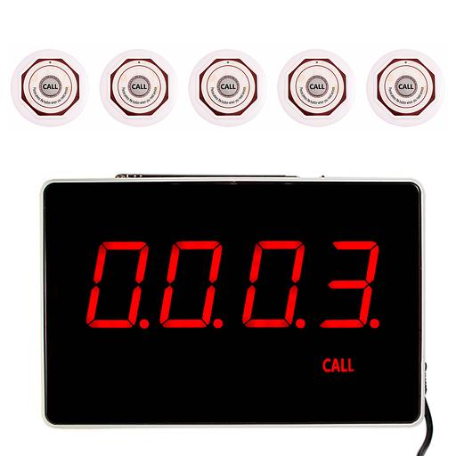 Комплект вызова из 5 кнопок и дисплея SDB01-2 фото 1