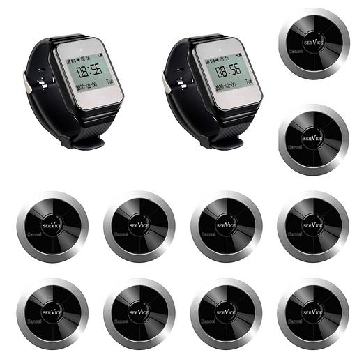 Система вызова из 2-х часов и 10-ти кнопок SWB16-1 фото 1