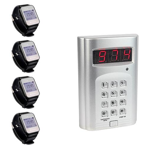 Комплект вызова из 4 часов и клавиатуры SWK01-2 фото 1