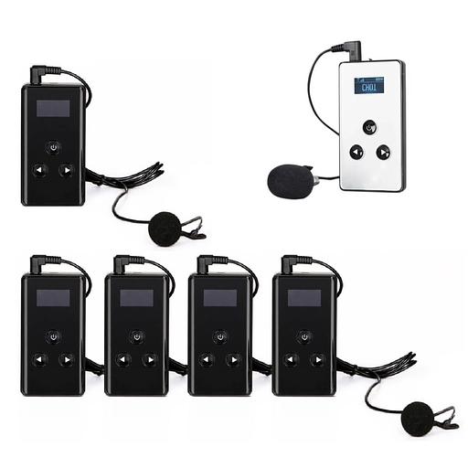 Беспроводная радиогид система на 5 персон SGTR12 фото 1