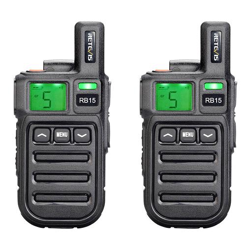 Рации Retevis R22615, черные, 2 шт фото 1