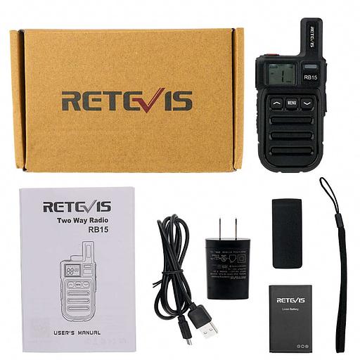 Рации Retevis R22615, черные, 2 шт фото 9