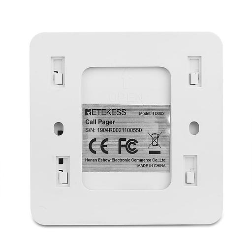 Кнопки вызова Retekess R22002 с защитой IPX3. Комплект из 3-х штук, белые фото 8