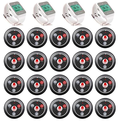 Система вызова из 4-х часов и 20-ти кнопок SWB03-3 фото 1