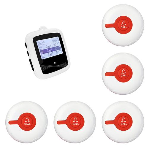 Система вызова из пейджера-кулона и 5 кнопок SWB32-1 фото 1