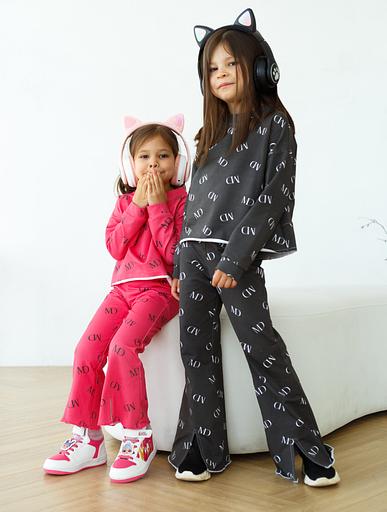 Брюки-клёш MINI DI «Моника» MD на розовом, арт.720/60 ОПТ фото 4