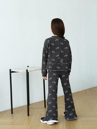 Брюки-клёш MINI DI «Моника» MD на графите, арт.720/70 ОПТ фото 4