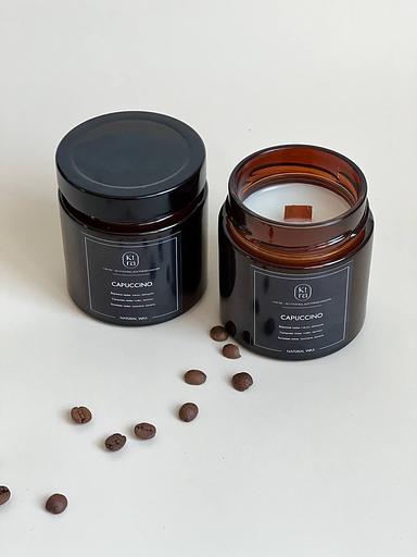 Свечи ароматические из кокосового воска в банке, 200 мл фото 3