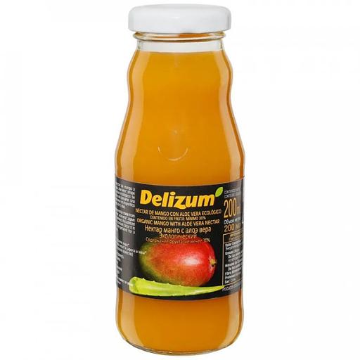 Манго и алоэ нектар био Delizum, 200 мл ОПТ фото 2