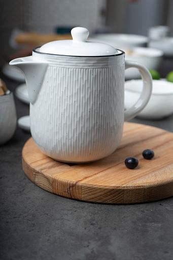 Чайник керамический Billibarri «Riverstream» 1050 мл, арт. 500-300 ОПТ фото 2