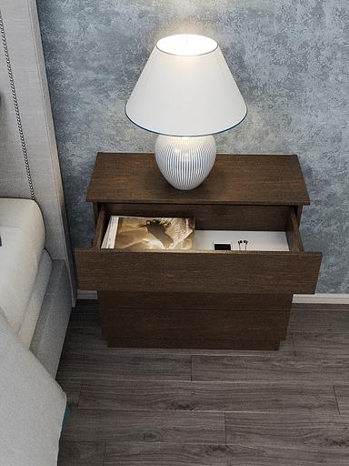 Комод Wood&Stone «Малави» венге линум 77.8×32.2×79.4 см фото 4