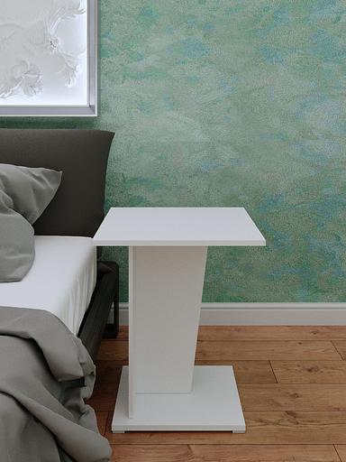 Столик журнальный Wood&Stone «Астион» белый 41.5×41.5×60 см фото 6