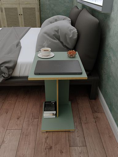 Столик журнальный Wood&Stone «Астион» муссон 41.5×41.5×60 см фото 4