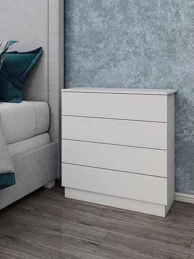 Комод Wood&Stone «Малави» белый 77.8×32.2×79.4 см фото 5