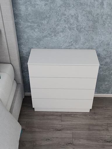 Комод Wood&Stone «Малави» белый 77.8×32.2×79.4 см фото 6