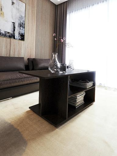 Столик журнальный Wood&Stone «Орион макси» венге 100×50×50.2 см фото 1