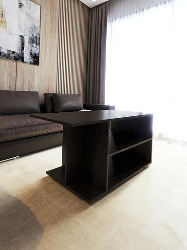 Столик журнальный Wood&Stone «Орион макси» венге 100×50×50.2 см фото 3