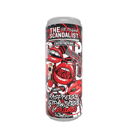Напиток безалкогольный тонизирующий (энергетический) газированный The Scandalist «Pop The Glock» со вкусом малины, клубники и карамели фото 1