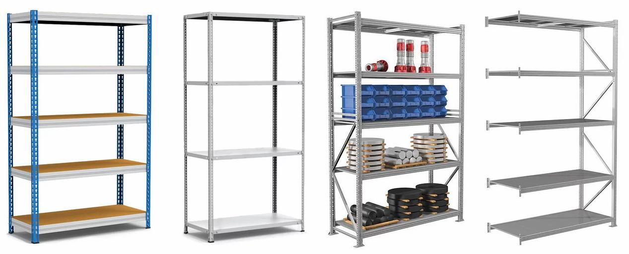 Полочные стеллажи для склада ОПТ фото 1