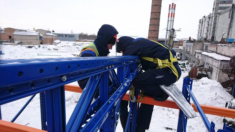 Строительство самонесущного склада на базе стеллажей фото 1