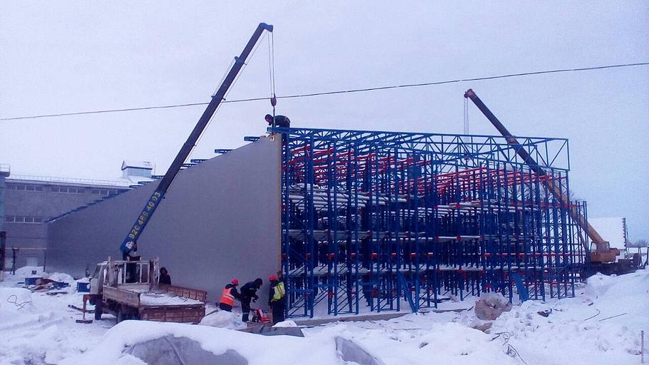 Строительство самонесущного склада на базе стеллажей фото 3