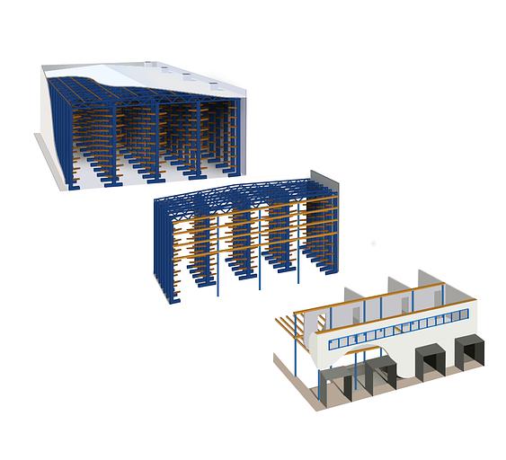 Строительство самонесущного склада на базе стеллажей фото 6