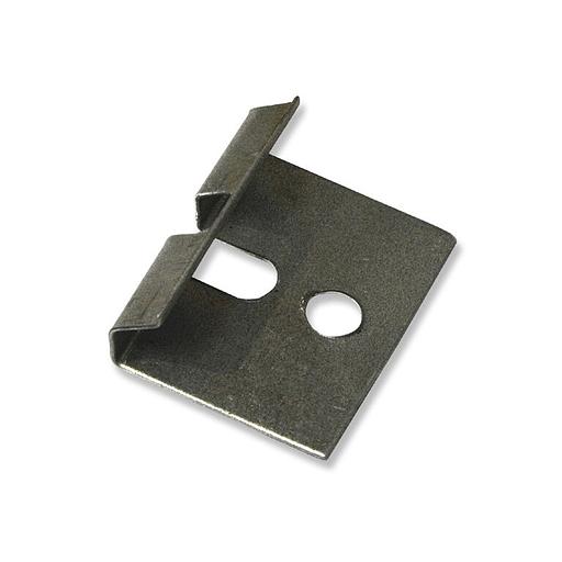 Металлическая клипса-М стартовая для террасной доски фото 1