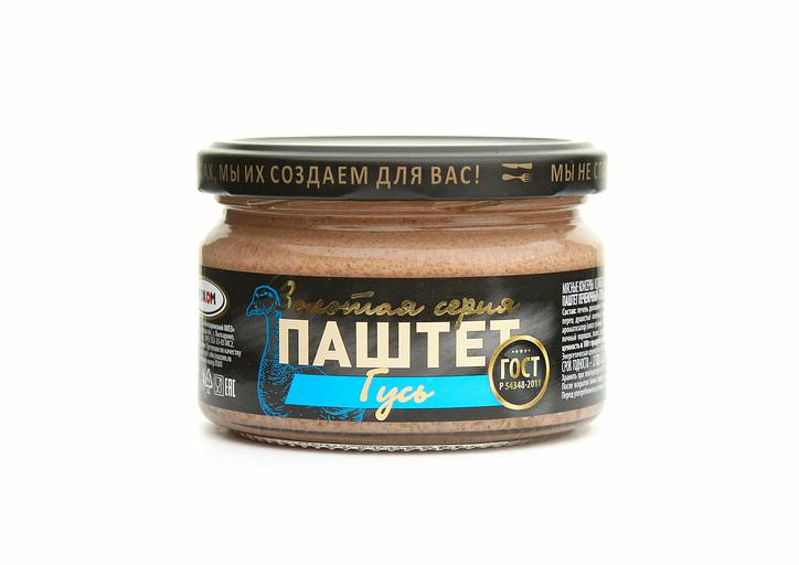 Паштет печеночный «Гусь» 200 г ОПТ фото 1