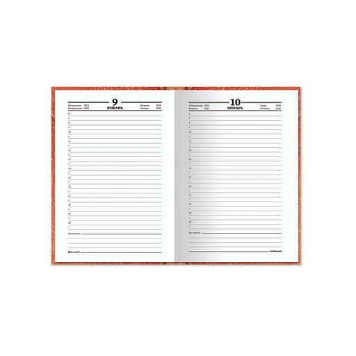 Ежедневник датированный на 4 года А5 135×207 мм Brauberg ламинированный 192 л, «Кожа», опт фото 3