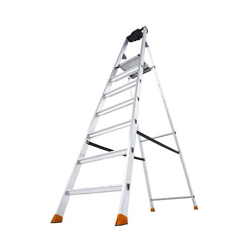 Стремянка Solido, развальцованные 7 ступеней фото 3