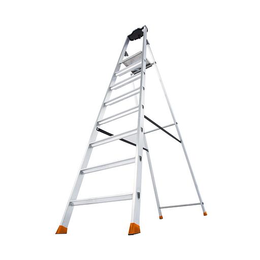 Стремянка Solido, развальцованные 8 ступеней фото 3