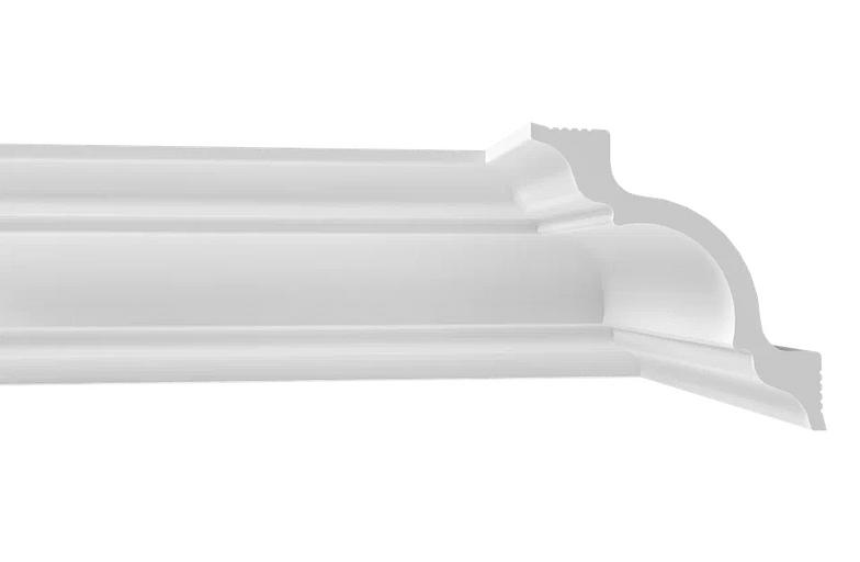 Плинтус потолочный Format 15509Е (17), белый ОПТ фото 1