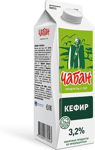 Кефир «Чабан» 3,2 % 900 г пюр-пак фото 1