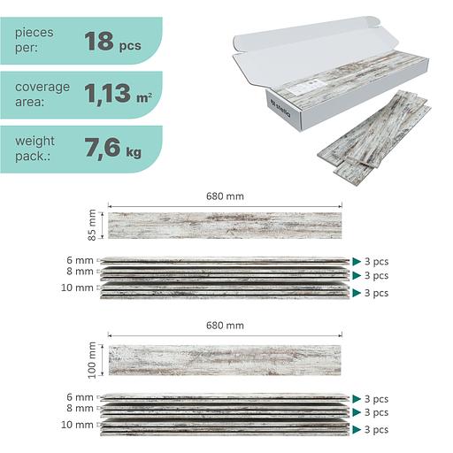 Панели 3D МДФ STELLA «Сосна Риальто» упаковка 1,13 м² ОПТ фото 3